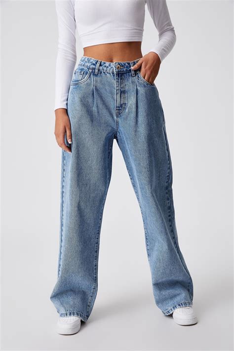 Women's Baggy Jeans & Denim .